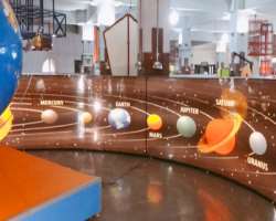 The museum not only entertains the kids but enhances their knowledge of science relating to space, pre-history, and other topics.
